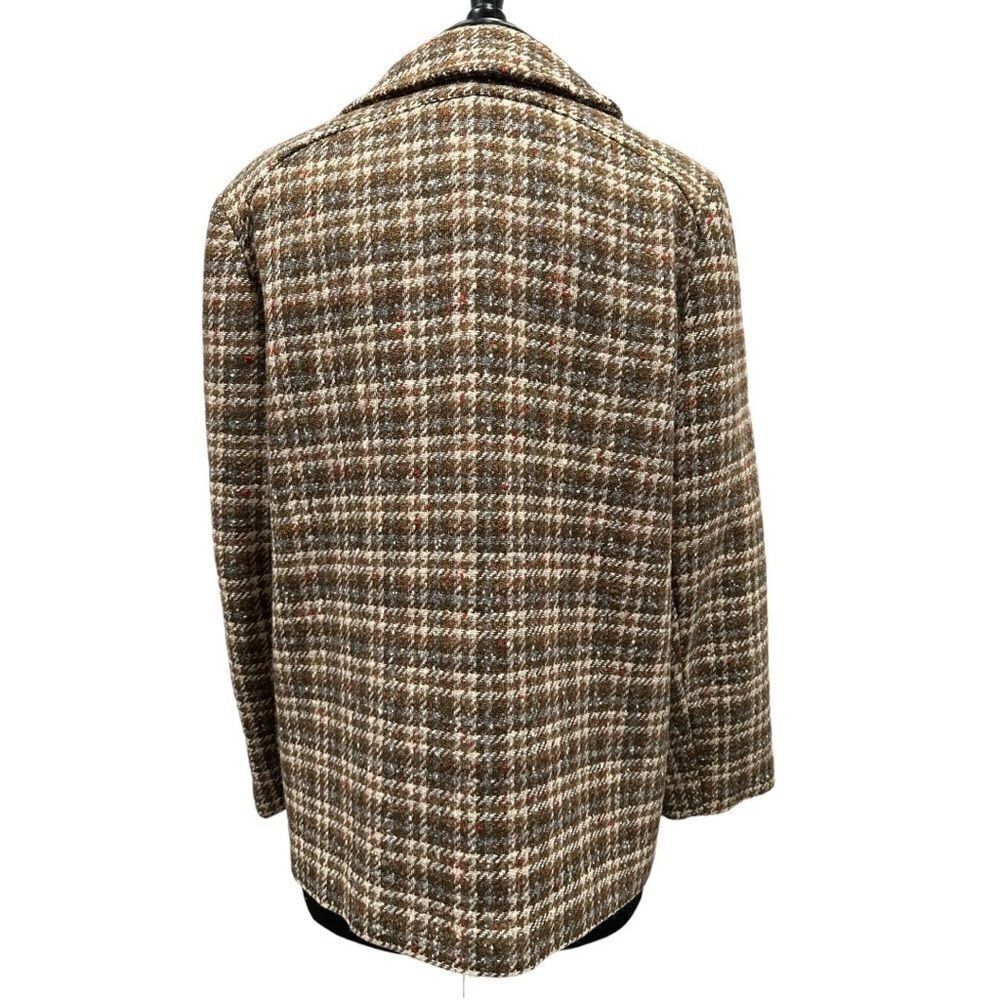 Pendleton Vintage Plaid Wool Button Front Blazer … - image 7